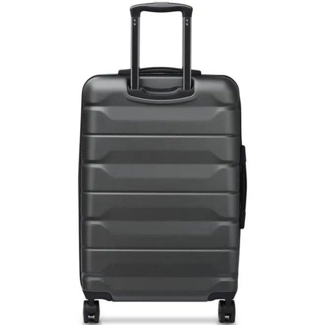 Best Delsey Air Armour 4 Wheel Medium Trolley 68 Expandable black