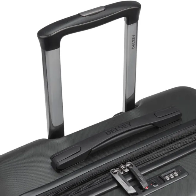 Best Delsey Air Armour 4 Wheel Medium Trolley 68 Expandable black