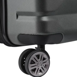 Best Delsey Air Armour 4 Wheel Medium Trolley 68 Expandable black