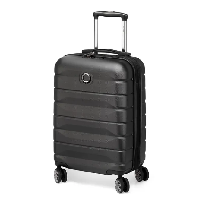 Discount Delsey Air Armour 4 Wheel Slim Cabin Trolley 55/40 black