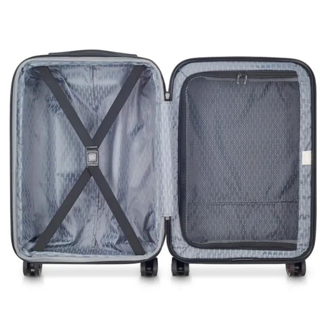 Discount Delsey Air Armour 4 Wheel Slim Cabin Trolley 55/40 black