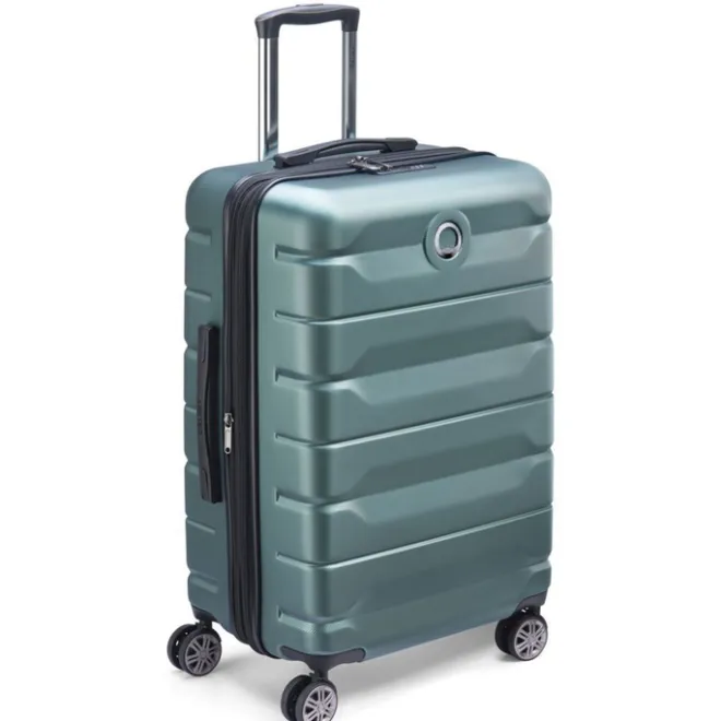 New Delsey Air Armour 4 Wheel Medium Trolley 68 Expandable light green