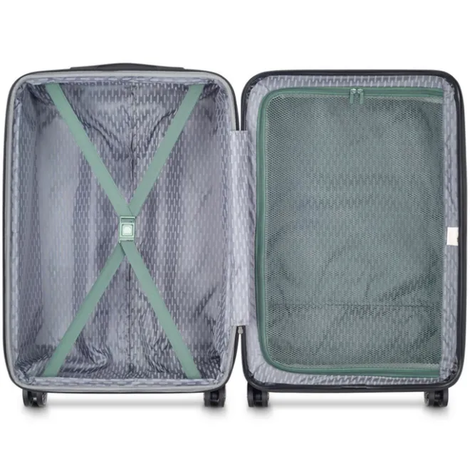 New Delsey Air Armour 4 Wheel Medium Trolley 68 Expandable light green
