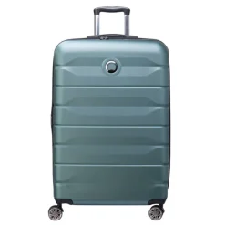 Delsey Air Armour 4 Wheel Large Trolley 77 Expandable light green