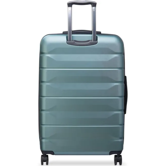 Delsey Air Armour 4 Wheel Large Trolley 77 Expandable light green