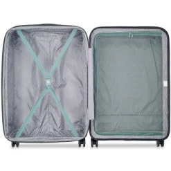 Delsey Air Armour 4 Wheel Large Trolley 77 Expandable light green