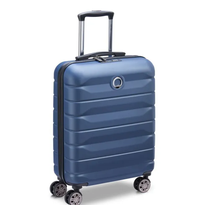 Outlet Delsey Air Armour 4 Wheel Slim Cabin Trolley 55/40 night blue