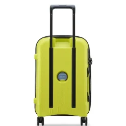 Clearance Delsey Belmont Plus MR Cabin Trolley 55/35 Expandable green chartreuse