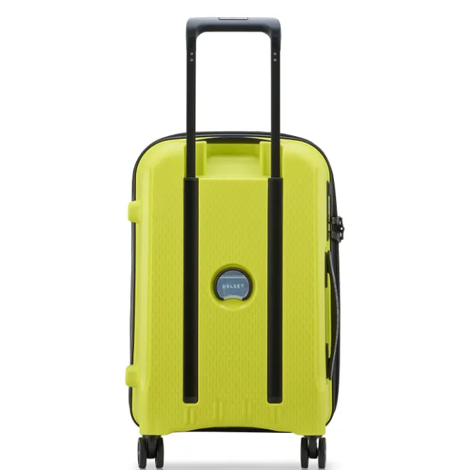 Clearance Delsey Belmont Plus MR Cabin Trolley 55/35 Expandable green chartreuse