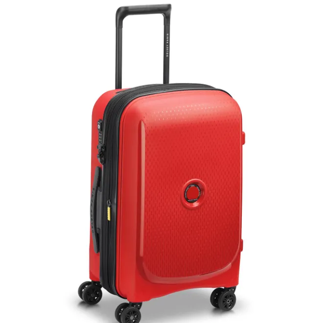 Clearance Delsey Belmont Plus MR Cabin Trolley 55/35 Expandable red