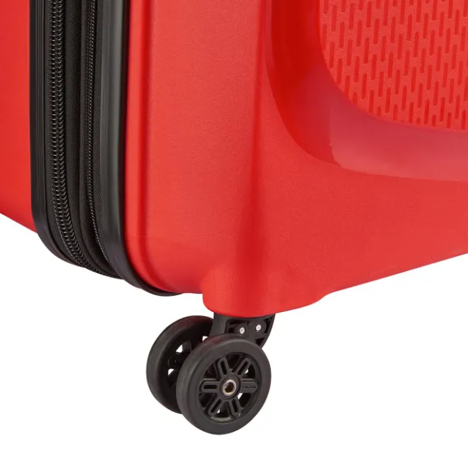 Clearance Delsey Belmont Plus MR Cabin Trolley 55/35 Expandable red