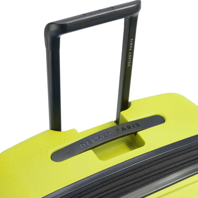 Clearance Delsey Belmont Plus MR Trolley L Expandable green chartreuse