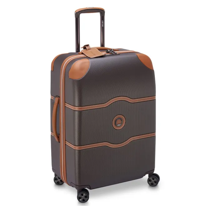 Best Delsey Chatelet Air 2.0 4 Wheel Medium Trolley 66 marron