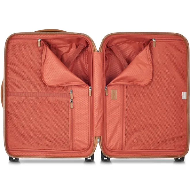 Best Delsey Chatelet Air 2.0 4 Wheel Medium Trolley 66 marron