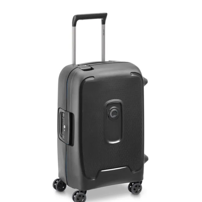 Clearance Delsey Moncey 4 Wheel Cabin Trolley 55/35 Black