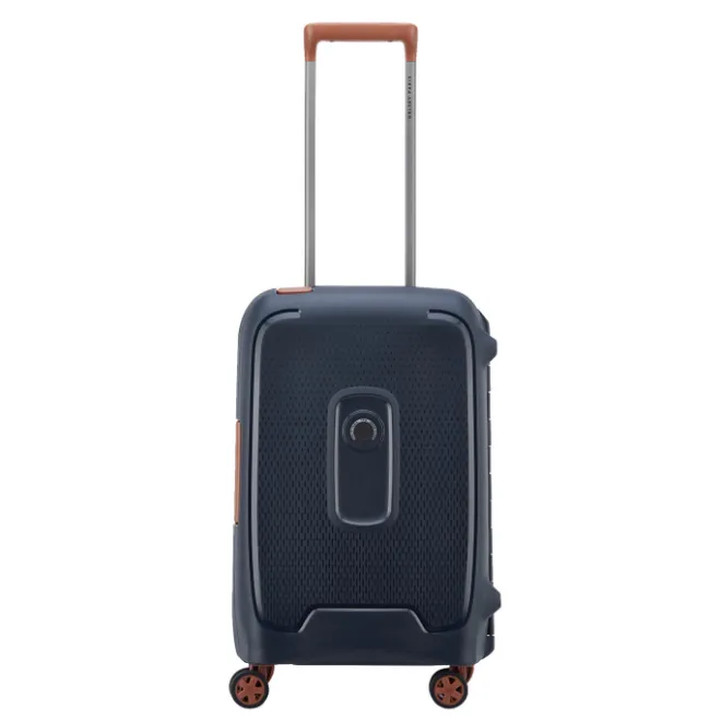 Best Delsey Moncey 4 Wheel Cabin Trolley 55/35 navy blue