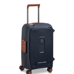 Best Delsey Moncey 4 Wheel Cabin Trolley 55/35 navy blue