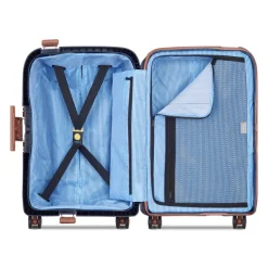 Best Delsey Moncey 4 Wheel Cabin Trolley 55/35 navy blue