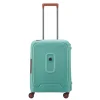 Clearance Delsey Moncey 4 Wheel Slim Cabin Trolley 55 almond