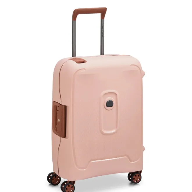 Discount Delsey Moncey 4 Wheel Slim Cabin Trolley 55/40 pink
