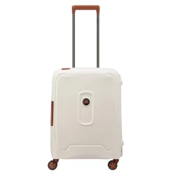 New Delsey Moncey 4 Wheel Slim Cabin Trolley 55/40 angora white