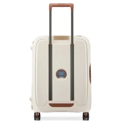 New Delsey Moncey 4 Wheel Slim Cabin Trolley 55/40 angora white
