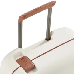 New Delsey Moncey 4 Wheel Slim Cabin Trolley 55/40 angora white
