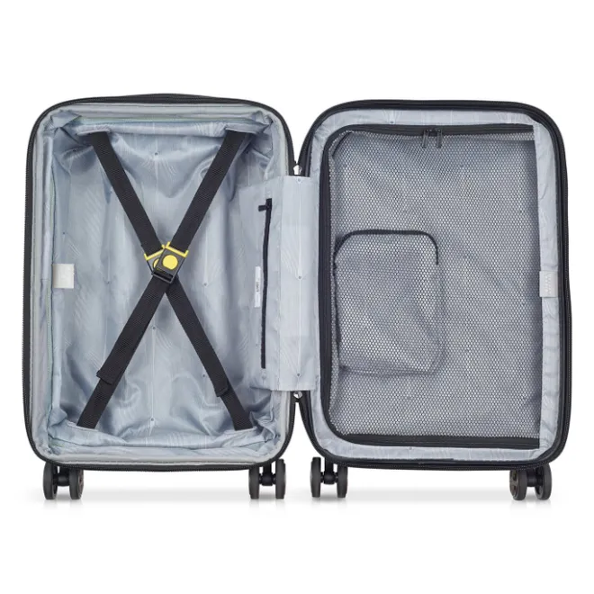 Online Delsey Shadow 5.0 Cabin Trolley Front Pocket 55 Expandable green