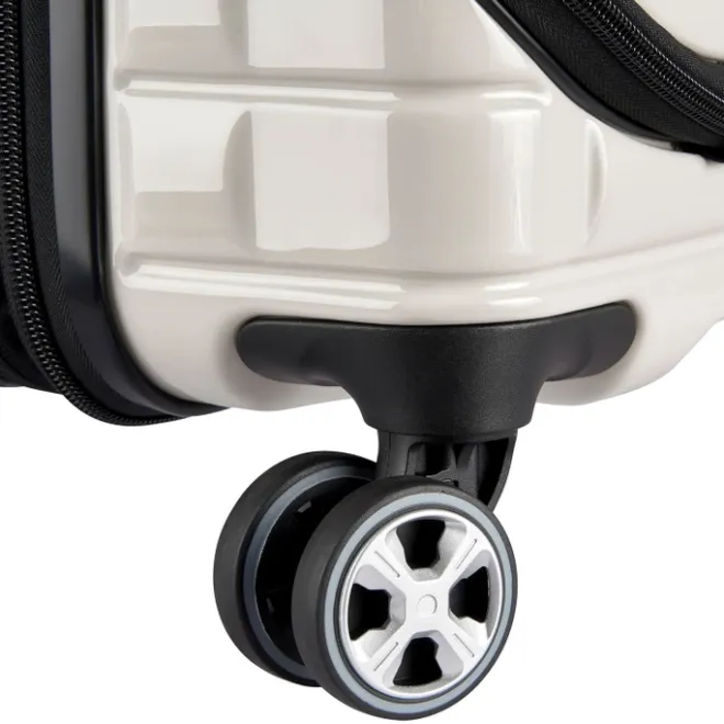 Outlet Delsey Shadow 5.0 Cabin Trolley Front Pocket 55 Expandable ivory