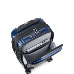 Hot Delsey Shadow 5.0 Cabin Trolley Front Pocket 55 Expandable blue