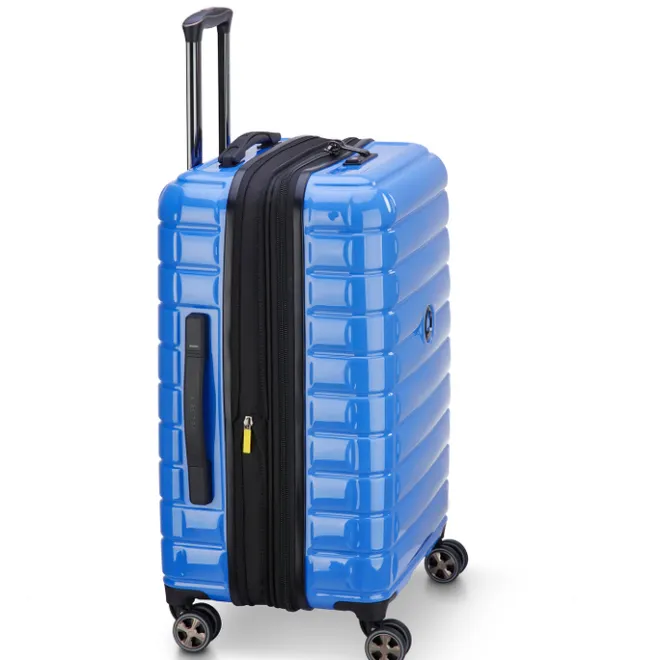 Clearance Delsey Shadow 5.0 Trolley 66 Expandable light blue