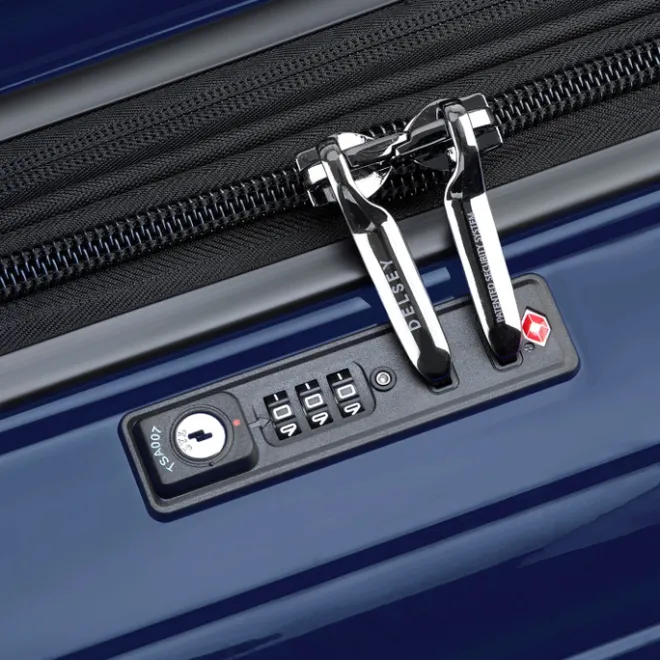 New Delsey Shadow 5.0 Trolley 75 Expandable blue