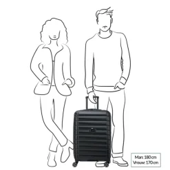 Clearance Delsey Shadow 5.0 Trolley 66 Expandable black