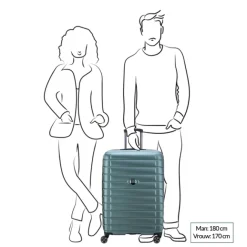 Outlet Delsey Shadow 5.0 Trolley 75 Expandable blue