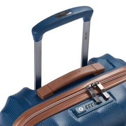 Best Delsey St Tropez 4 Double Wheels Slim Cabin Trolley 55 navy