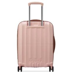 Hot Delsey St Tropez 4 Double Wheels Slim Cabin Trolley 55 pink