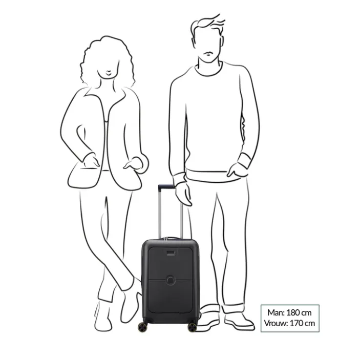 Sale Delsey Turenne 2.0 Cabin Trolley S Front Pocket black