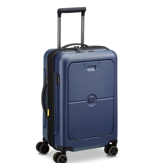Hot Delsey Turenne 2.0 Cabin Trolley S Front Pocket dark blue