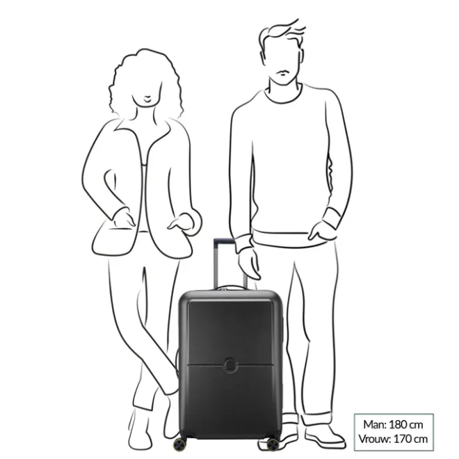Clearance Delsey Turenne 2.0 Trolley M black