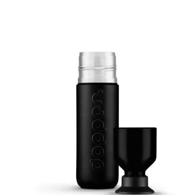 Hot Dopper Insulated Drinkfles 350 ml blazing black