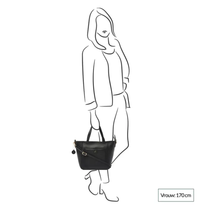 Outlet dR Amsterdam Faggio Hand/Shoulderbag black