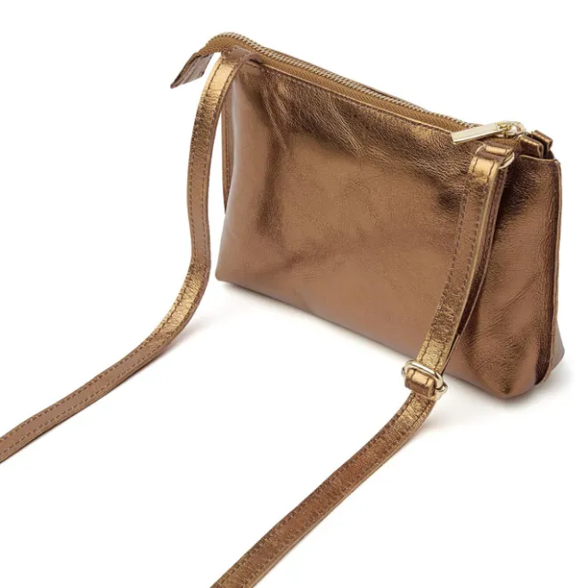 Online dR Amsterdam Metallics Shoulderbag gold