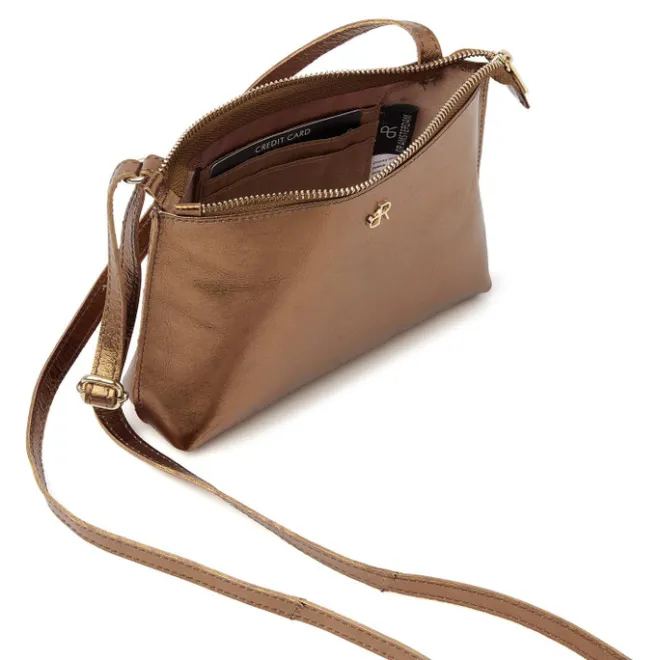 Online dR Amsterdam Metallics Shoulderbag gold