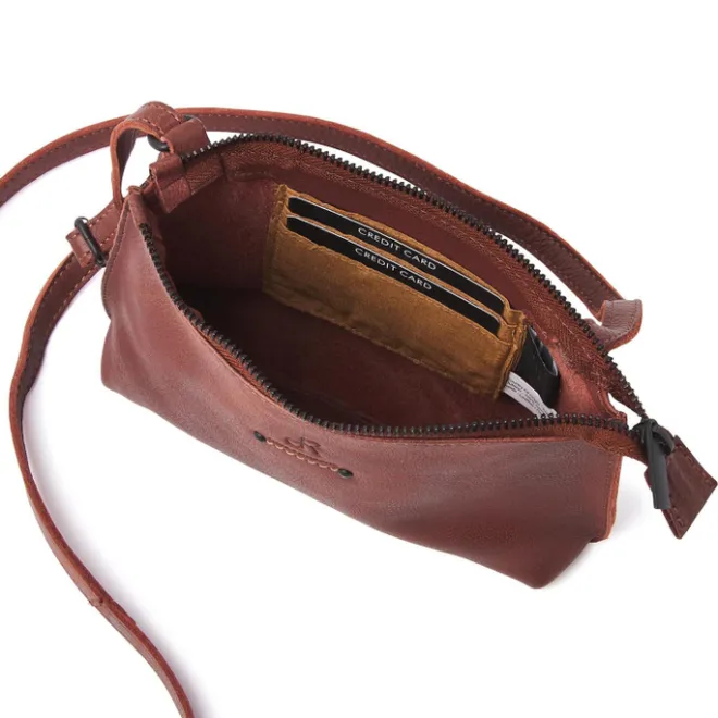 Discount dR Amsterdam Tampa Schoudertas Crossover bruin