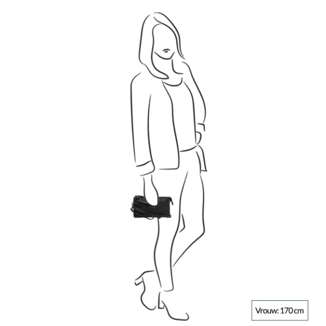 Hot dR Amsterdam Tampa Shoulderbag/Clutch olive