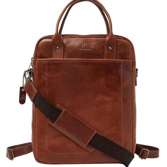 Best dR Amsterdam Traverse Backpack cognac
