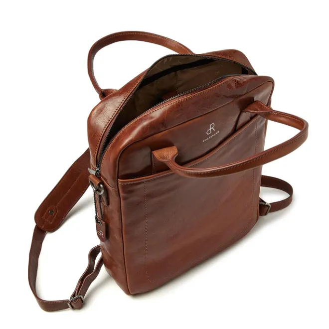 Best dR Amsterdam Traverse Backpack cognac