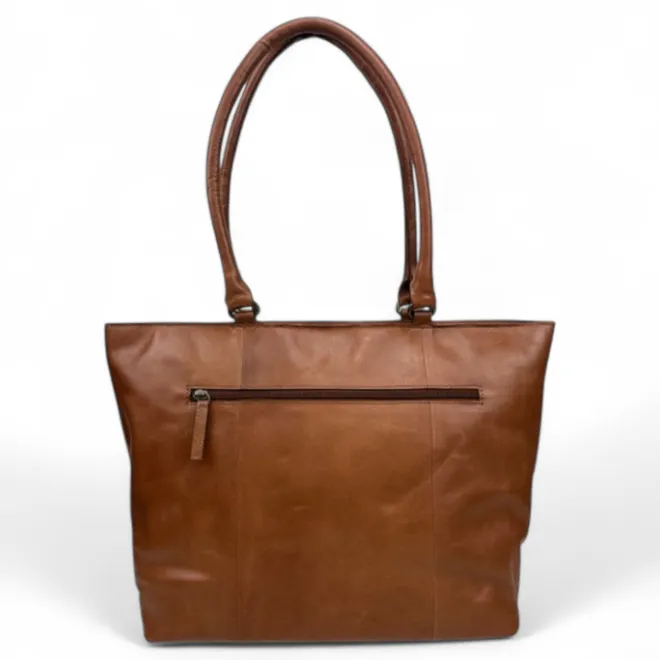 Online DSTRCT Alba Chique Laptop Workingbag 15.6" cognac