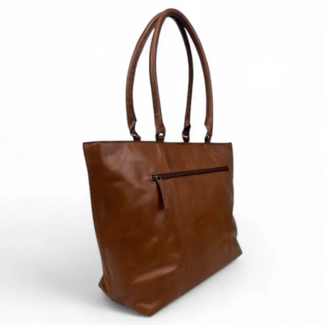 Online DSTRCT Alba Chique Laptop Workingbag 15.6" cognac