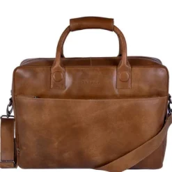 Best DSTRCT Fletcher Street Workingbag 17" cognac2